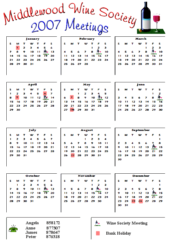 MWS Calender